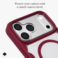 kate spade new york Scallop Cherry Glaze MagSafe Case for iPhone 18 Pro Max 18 Pro Crystal Clear Red Scalloped 12ft Drop