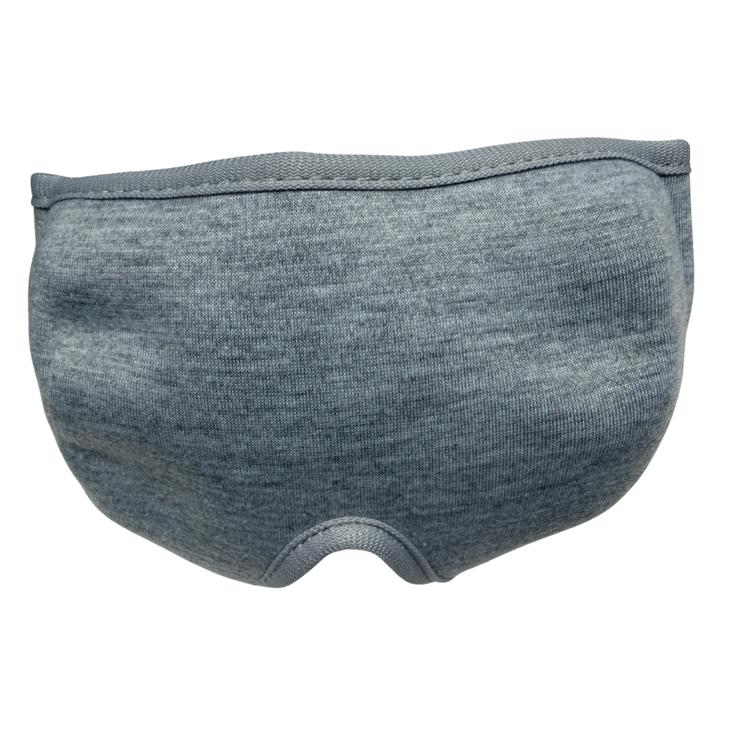 “3D breathable sleep mask side view showing air vent”