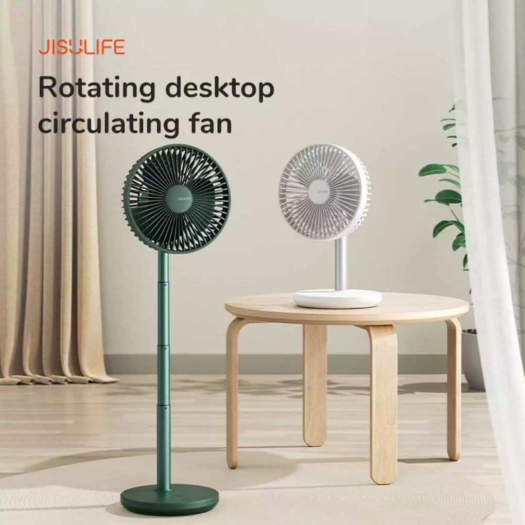 JisuLife FA13P Oscillating Extendable Desktop Fan with Timer