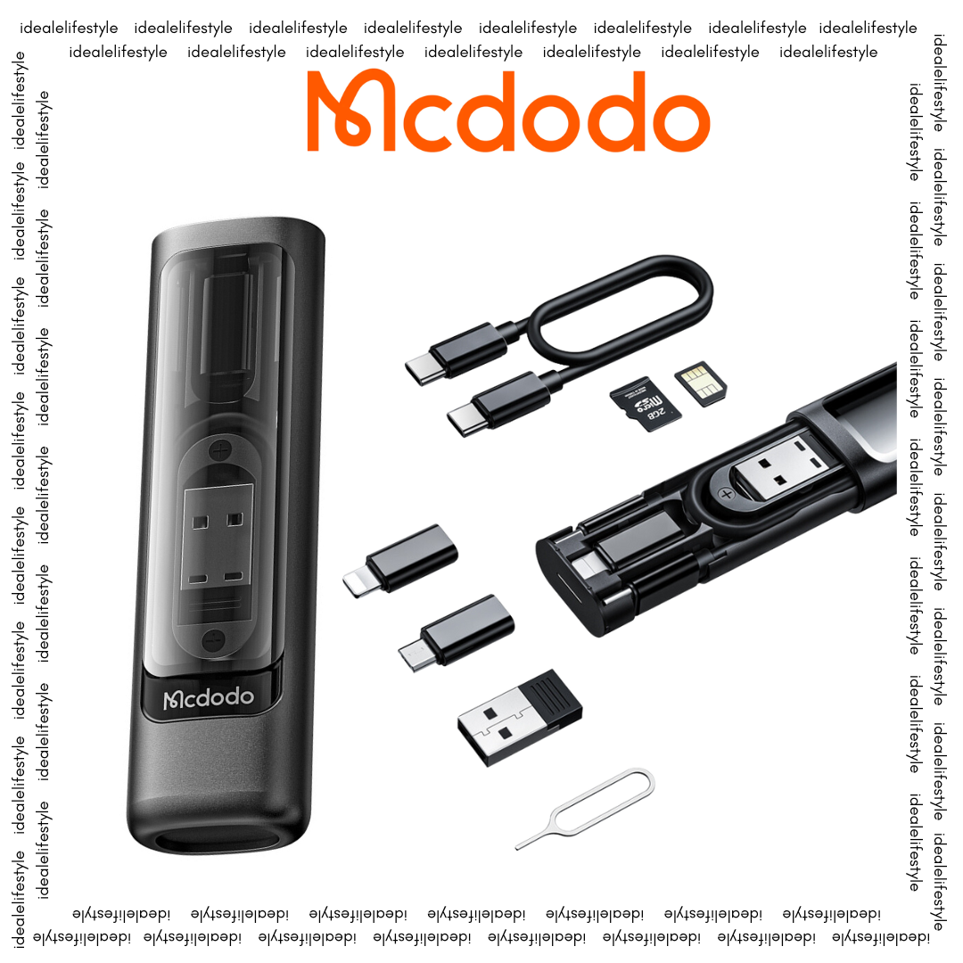 MCDODO WF-1720 Multifunctional Storage Box (Cable+ Connector+ SIM Eject Pin+ Card Slot)