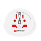 SKROSS World to UK Travel Adapter (7A / 1750W Max) | Universal Plug with Replaceable Fuse for UK, Ireland & UAE