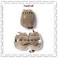 Travelmall 3D Pusheen Cat Shaped Travel Pillow & with Eye Mask Set