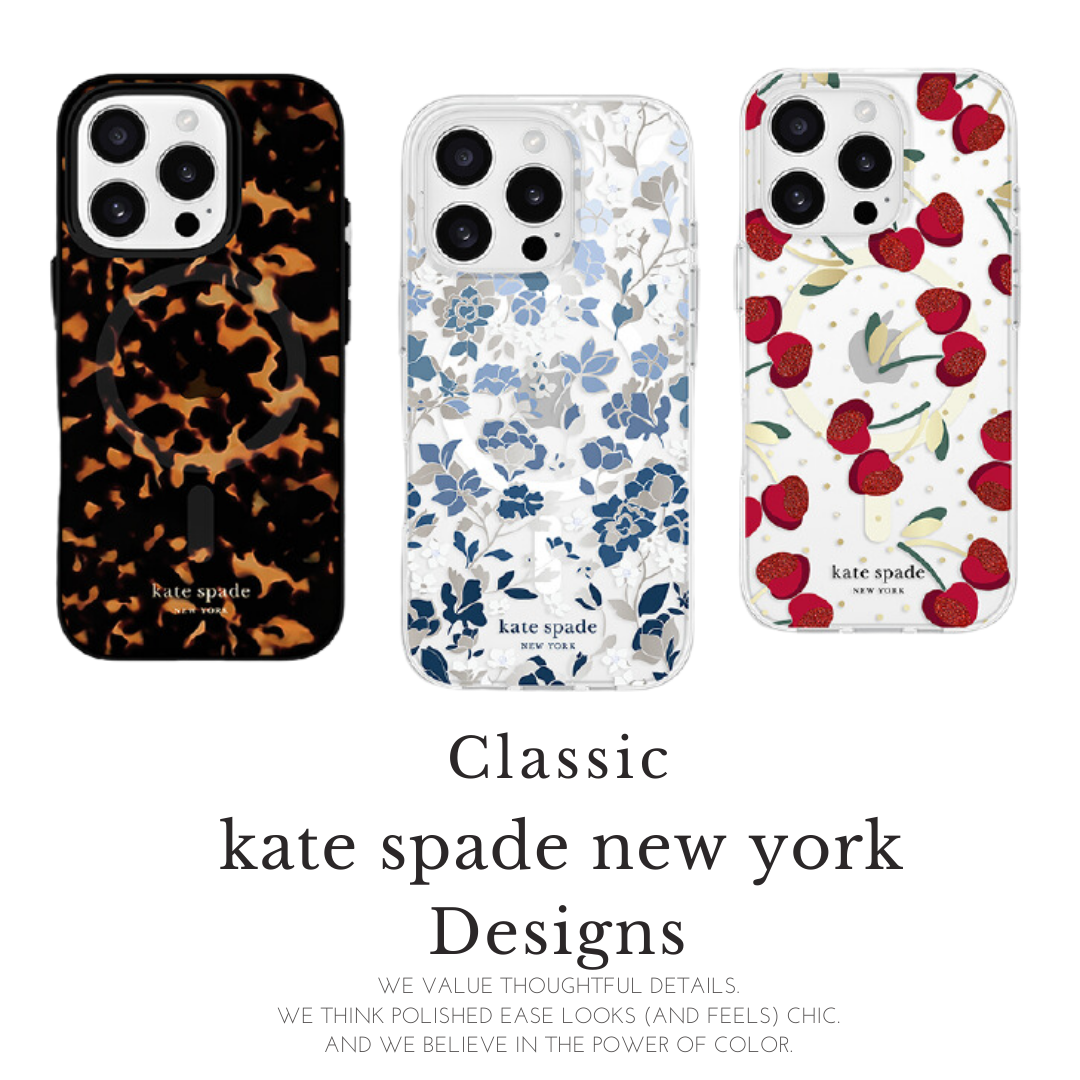 kate spade new york iPhone 16 Pro/ProMAX Case - Compatible with MagSafe - Designer Phone Case