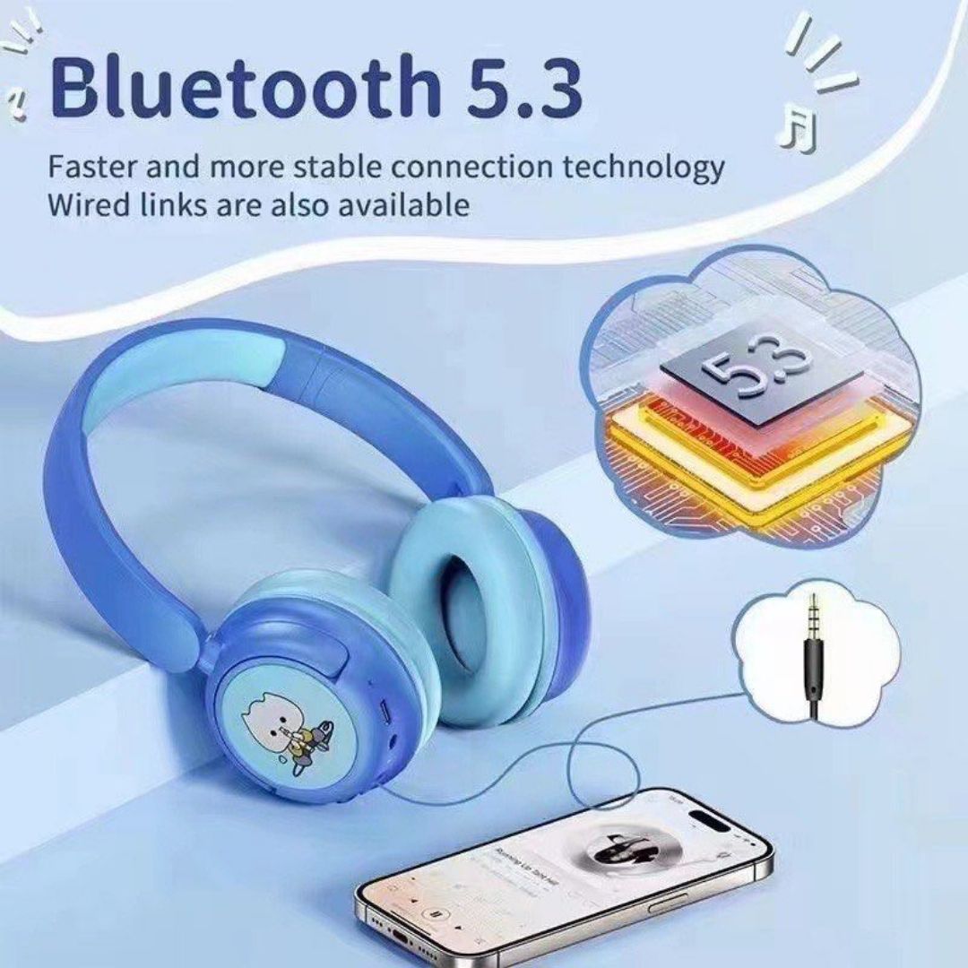 WiWU KTD-02 Wired And Bluetooth Kids Headset