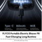 FLYCO F8 Portable Electric Foil Shaver – 3 Heads, IPX7 Washable