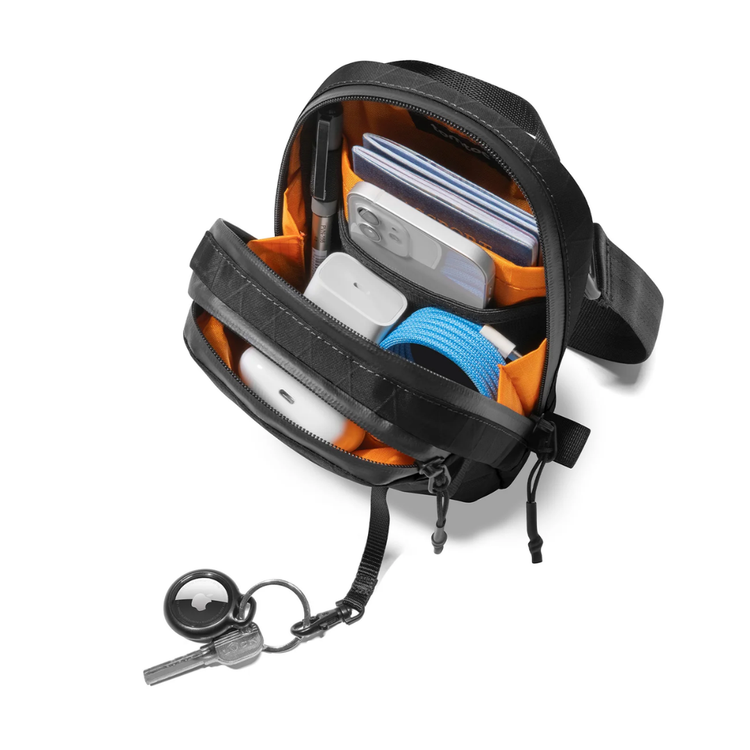 TOMTOC Aviator T37 X-Pac Travel Crossbody Bag RFID Secure Lightweight Sling for Passport Phone Daily Travel
