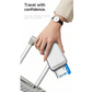 WiWU Wi-P085 5000mAh Ultra Slim 0.68cm Solid State Magnetic Wireless Power Bank 15W Fast Charge Aluminum Type C