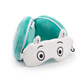 Travelmall 3D Moomins Shaped Travel Pillow & with Eye Mask Set