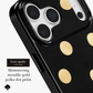 kate spade new york Metallic Classic Dot MagSafe Case for iPhone 18 Pro Max 18 Pro Gold Polka Dot 12ft Drop Protection