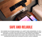 Verbatim 100W Mini GaN Charger | 3-Port Fast Charging (2x USB-C PD 3.0 / 1x USB-A QC 3.0) | PPS High-Speed Power Station for Laptops & Flagship Smartphones | UK/EU Travel Adapters Included