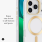 Kate Spade New York Icon Clear IPhone 17 series MagSafe Case – 12ft Drop, Camera Stand, Gold Accents