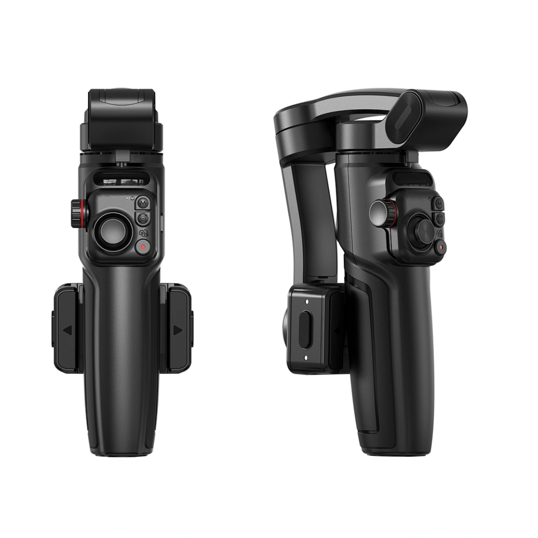Close-up of WiWU Wi-SE016 gesture-controlled, extendable tripod for mobile photography and video