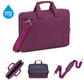 Rivacase Central 8231 Laptop Bag 15.6" Black | Water Resistant Padded Notebook Bag | Compatible MacBook Pro 15, Tablet Pocket