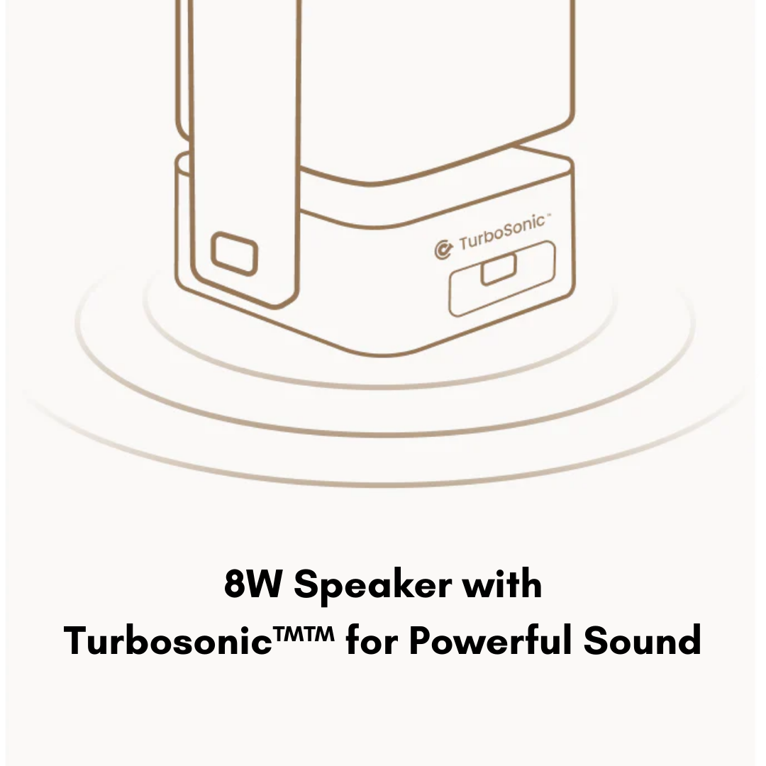 Yaber T1 Pro Portable Projector 1080P | 180° Gimbal Stand, Auto Focus, Licensed Netflix/Prime Video, 8W Audio, Wi-Fi 6