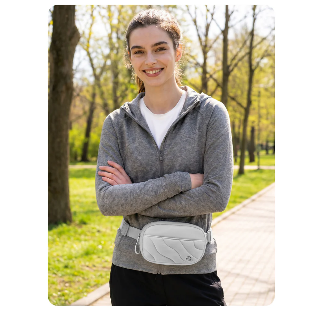 WiWU Terrace Sling Bag Waterproof Chest Bag Casual Crossbody Travel Shoulder Bag with Adjustable Strap YKK Zipper Unisex