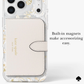 Kate Spade New York iPhone 17 MagSafe Case – Drop Protection | Floral, Glitter, Clear | Autumn Toile, Cherry Dot