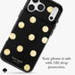 kate spade new york Metallic Classic Dot MagSafe Case for iPhone 18 Pro Max 18 Pro Gold Polka Dot 12ft Drop Protection