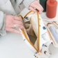 Official Harry Potter Hogwarts Toiletry Bag by Travelmall with hanging hook, zippered compartments, and carry handle – compact and foldable travel organizer.