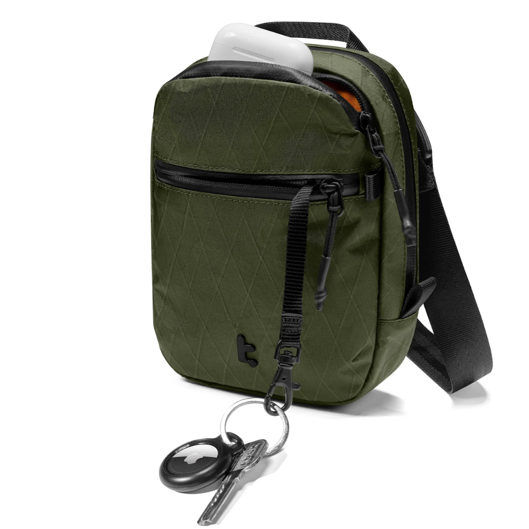 TOMTOC Aviator T37 X-Pac Travel Crossbody Bag RFID Secure Lightweight Sling for Passport Phone Daily Travel