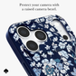 kate spade new york Flowerbed Navy MagSafe Case for iPhone 18 Pro Max 18 Pro Floral Print Silver Accents 12ft Drop