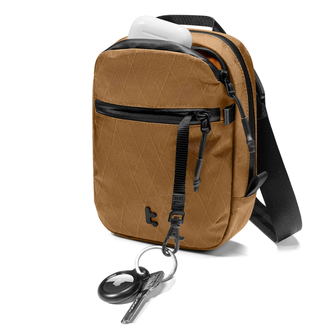 TOMTOC Aviator T37 X-Pac Travel Crossbody Bag RFID Secure Lightweight Sling for Passport Phone Daily Travel