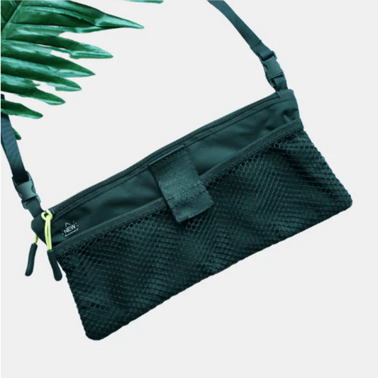 Travelmall 99.99% Anti-bacterial Cross-Body Bag for Facemask and personal items