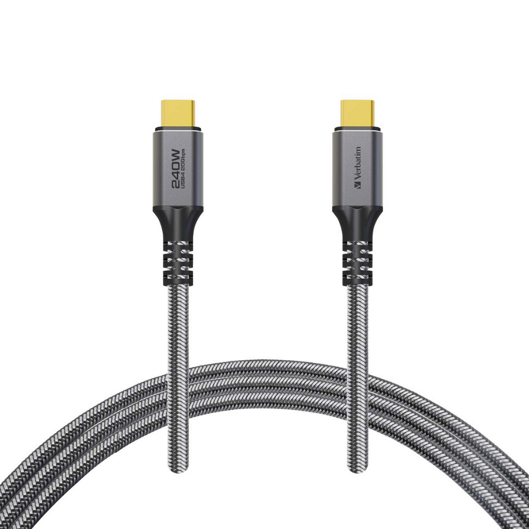 Verbatim Tough Max 240W USB4 Type C to Type C Cable