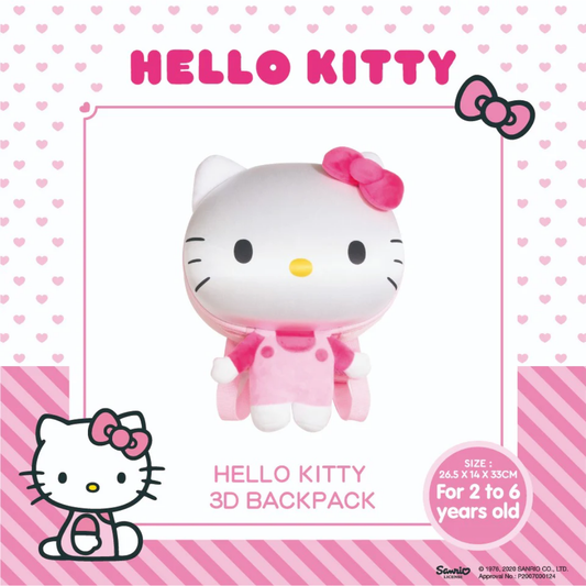 Sanrio Hello Kitty 3D Kid's Backpack (Official Licensed)