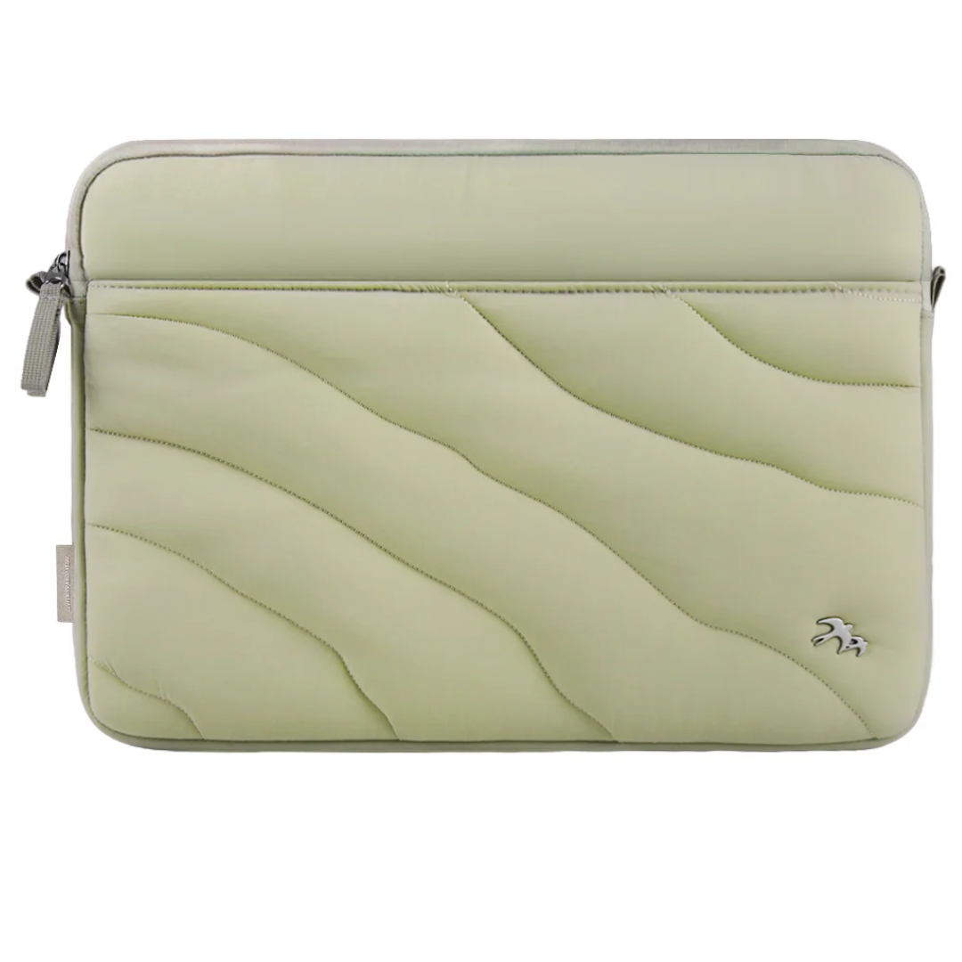 WiWU Terrace Laptop Sleeve 13 14 Inch Waterproof Nylon Inner Bag Velvet Shockproof Notebook Carrier Briefcase with Strap
