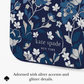 kate spade new york Flowerbed Navy MagSafe Case for iPhone 18 Pro Max 18 Pro Floral Print Silver Accents 12ft Drop