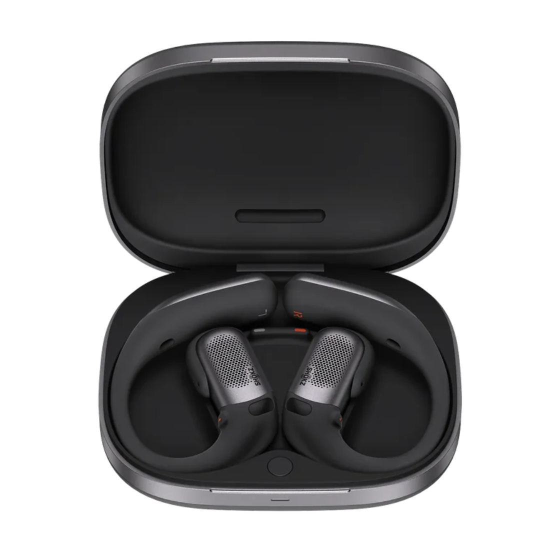 Shokz OpenFit Pro Open-Ear True Wireless Earbuds | Shokz SuperBoost™ & DirectPitch™ Tech | Dolby Atmos Optimized | IP55 Sweatproof | 50-Hour Battery Life | Noise Reduction | USB-C & Wireless Charging