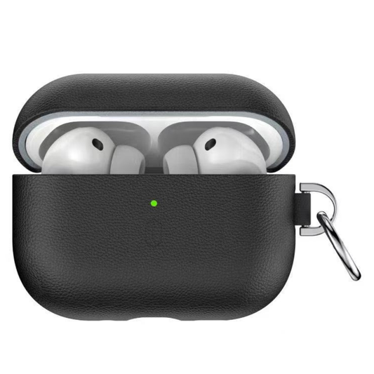 WiWU HC-201 Genuine Leather Protective Case for Audio Device 3rd Gen | Premium, Wireless Charging Compatible, Anti-Scratch