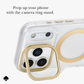Kate Spade New York Icon Clear IPhone 17 series MagSafe Case – 12ft Drop, Camera Stand, Gold Accents
