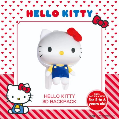 Official Licensed Sanrio Hello Kitty 3D Kid's Backpack