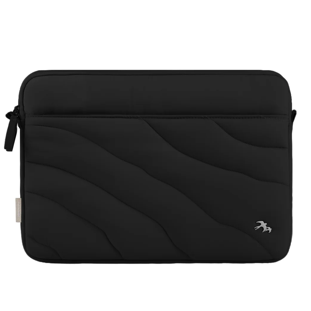WiWU Terrace Laptop Sleeve 13 14 Inch Waterproof Nylon Inner Bag Velvet Shockproof Notebook Carrier Briefcase with Strap
