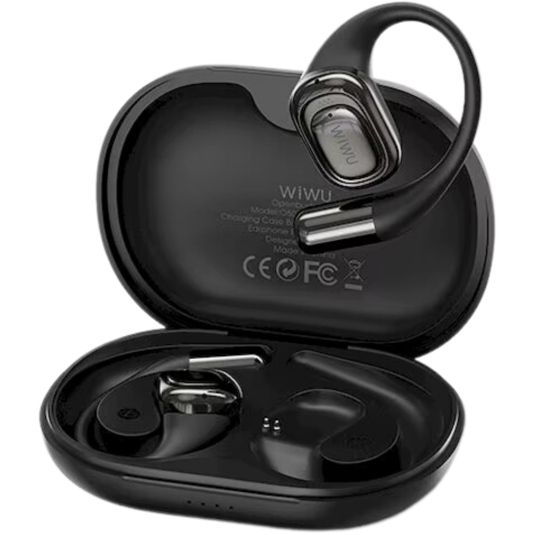 WiWU O500 Open Ear Headphones,Bluetooth 5.3 Wireless Earbuds with Mic