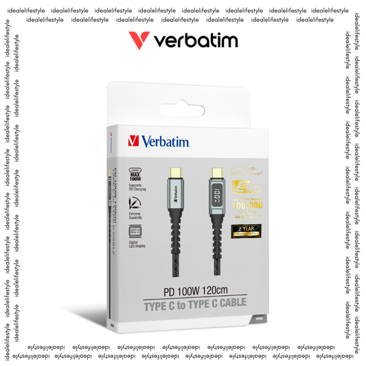 Verbatim PD 100W Type C to Type C Cable (120cm)