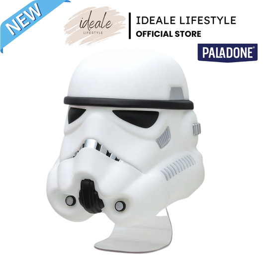 Paladone Star Wars Stormtrooper Mask Light | Officially Licensed Imperial Soldier 3D Wall & Desk Lamp | 22cm Tall Silhouette Glow | USB or Battery Powered | Galactic Empire Decor - Shop Now!