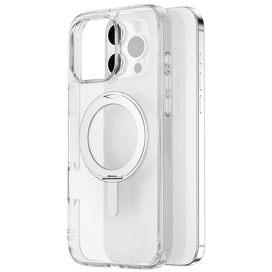 WiWU MCC-201 iShield Ultra for IP16 Shockproof phone case with Magnetic 360° Rotatable Ring Holder Kickstand