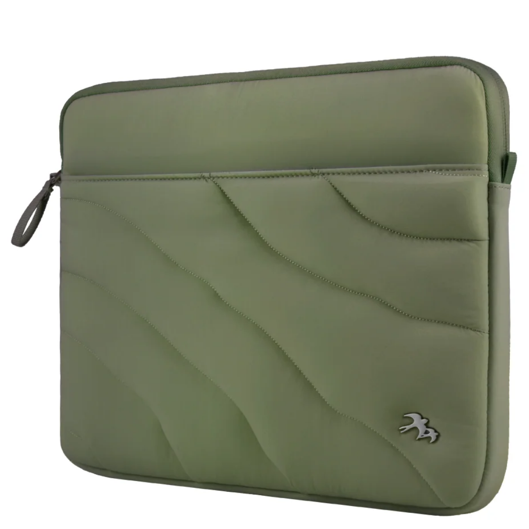 WiWU Terrace Laptop Sleeve 13 14 Inch Waterproof Nylon Inner Bag Velvet Shockproof Notebook Carrier Briefcase with Strap