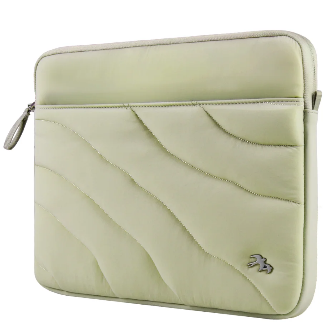 WiWU Terrace Laptop Sleeve 13 14 Inch Waterproof Nylon Inner Bag Velvet Shockproof Notebook Carrier Briefcase with Strap