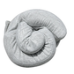 Travelmall Eco-Friendly Comfort-Bounce Memory Foam Neck Pillow with 3D ergonomic design, seat strap, front velcro, and recycled bottle fabric cover.