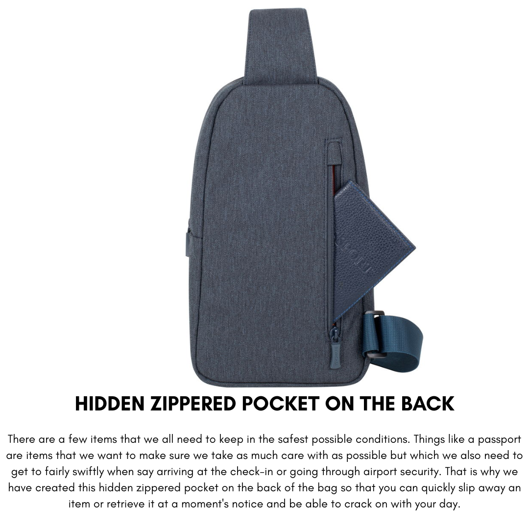 Rivacase Galapagos 7711 Sling Bag for 10.5" Tablet & Mobile Devices