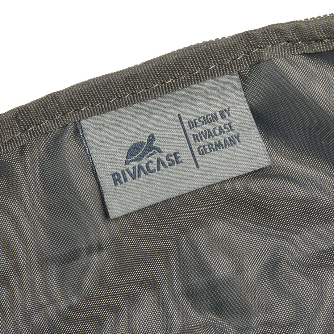 RIVACASE Eden 7814 ECO Waist Sling Bag L Olive Green | Waterproof RPET PU Leather | Eco-Friendly Crossbody Bag