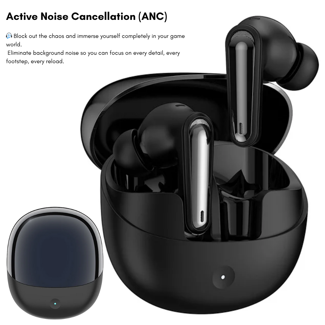 WiWU T36 dual wireless earbuds in gaming setup