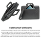 Rivacase Central 8231 Laptop Bag 15.6" Black | Water Resistant Padded Notebook Bag | Compatible MacBook Pro 15, Tablet Pocket