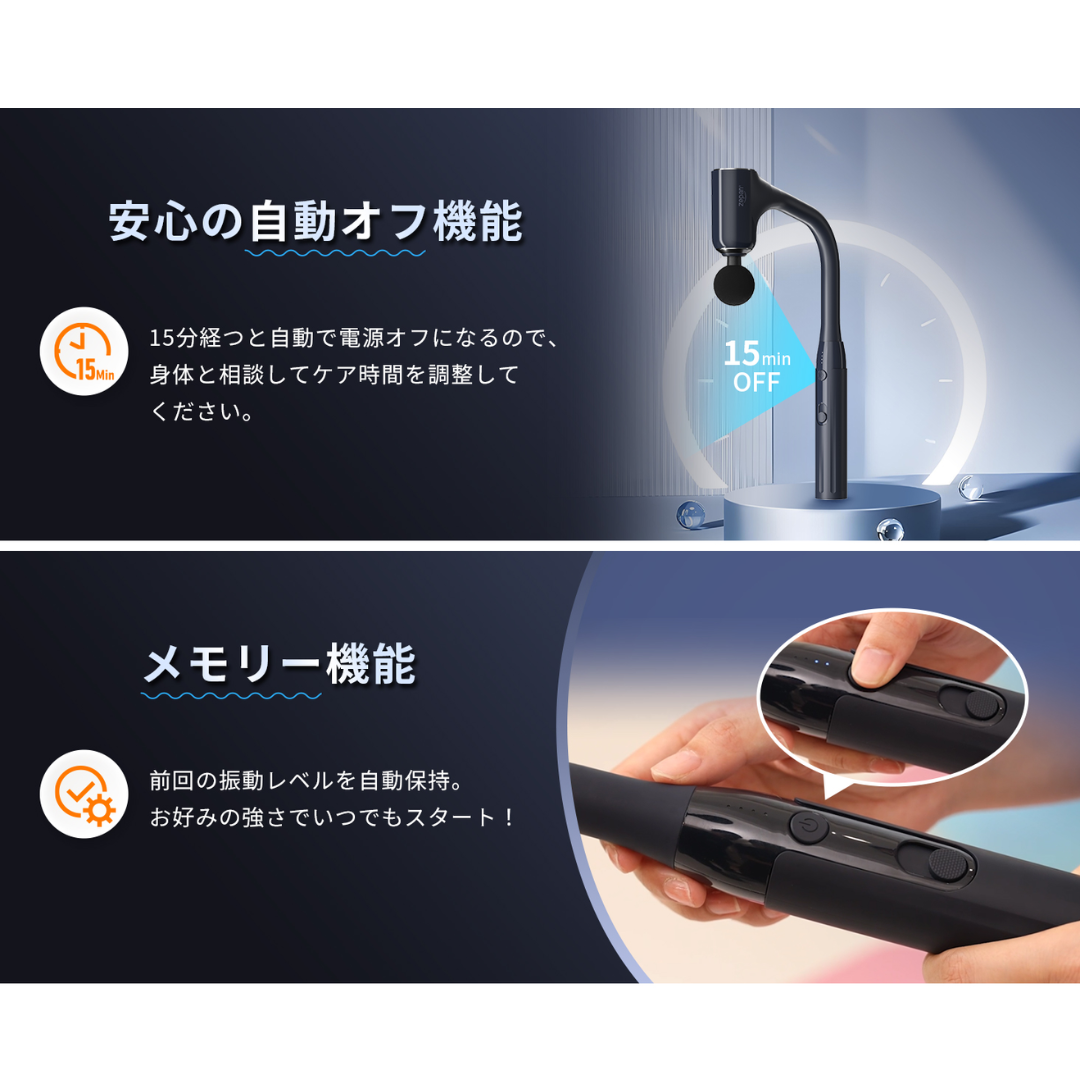 Zepan-G5L Myofascial Release Gun | Telescopic Handle Back Massager, 10mm Deep Amplitude, 4000mAh, Stepless Speed, Ultra-Quiet
