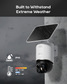 Dreame NAVO Elite 1 OutCam 4K Dual Lens Outdoor Security Camera IPX7 Waterproof Solar Powered AI Human Tracking WiFi Camera Night Vision