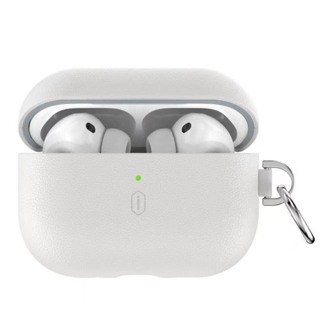 WiWU HC-201 Genuine Leather Protective Case for Audio Device 3rd Gen | Premium, Wireless Charging Compatible, Anti-Scratch