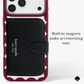kate spade new york Scallop Cherry Glaze MagSafe Case for iPhone 18 Pro Max 18 Pro Crystal Clear Red Scalloped 12ft Drop